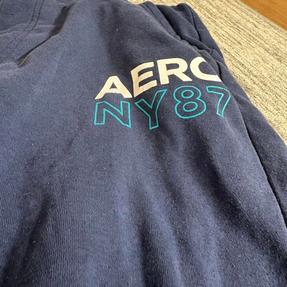 Super crazy retro Navy blue Aeropostale joggers
